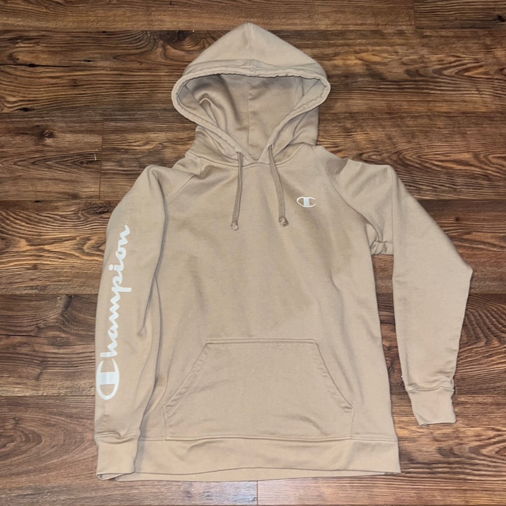 Dark Cream Champion Hoodie